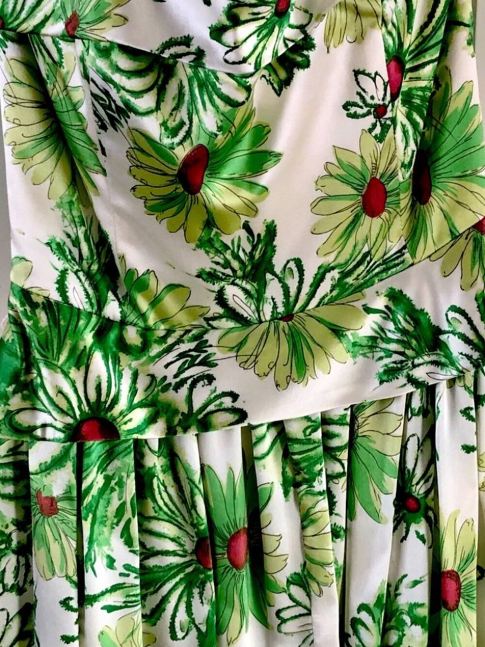 NWOT Betsy Johnson Silk Strapless Dress